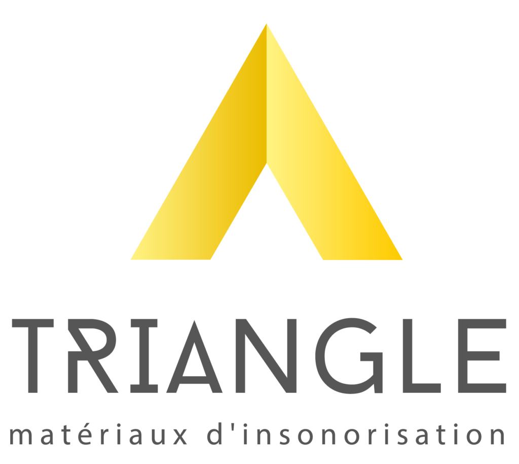 rougevert communication - logo Triangle, matériaux d'insonorisation