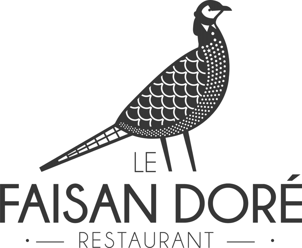 rougevert communication - logo Restaurant Le Faisan Doré